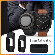 2Pcs Watch Strap Retainer Rings Soft Replacement Silicone 22mm/26mm Watchband Keeper Hoop Loop Holder for Garmin Fenix 3/5X/5X Plus/6X/6/6 Pro/3 HR