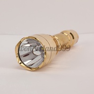 [HOT FGFDAHGDFH 156] Lowest Price| New Brass Astrolux C8 SST40XP-L Flashlight 18650Flashlight LED Torch HI 1300lm　74modes A6 Driver