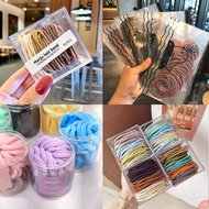 Korean version of thin head rope high elastic rubber band girl macaron color head rope female studen