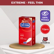 Love Monster - Extreme Feel Thin Condom 12 Pieces in One Box Kondom Lelaki Tahan Lama Pancut