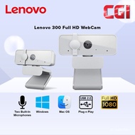 【READY STOCK)】Lenovo 300 FHD 1080P WebCam - GXC1B34793