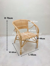 Rattan Chair | Kerusi Sandar Rotan | Rattan Relaxation Handcrafted indoor outdoor chair | Rattan Man