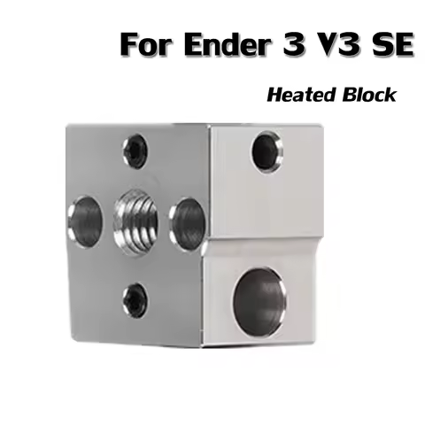 For Ender 3 V3 SE Heated Block Hotend Accessories Aluminum Heating Block for Creality Ender 3 V3 SE 