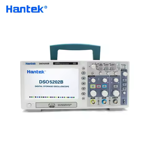 Hantek DSO5202B Osciloscopio Digital 2 Channels 200Mhz Handheld Portable LCD USB Oscilloscopes 1GSa/