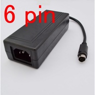 6pin AC to DC 12V / 5V 2A 1.5A for HDD Enclosure Case Power Supply Hard Disk Drive Adapter 6 pin 2000mA