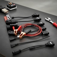8pcs Ds150 OBD2 Car Adapter Extension Cable Plastic Code Reader 1Yr Warranty