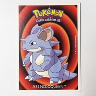 Nidoqueen 31 Dunkin Boomer Pokemon Card Nintendo TCG 1999