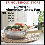 《EXTRA THICK》Japanese Aluminium Sauce Pan Cooking Pot ALUMINIUM SNOW PAN （ 雪平锅 ）