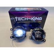 1 Pair Honda Foglight Sportlight Fog Lamp Projector LED White 6000K Honda Civic FC Jazz Gk City GM6 