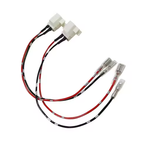 2-Pin Car Speaker Wire Harness Adapter Plug Radio Stereo CD Player Cables for Mazda 3 6 8 CX-7 Auto 