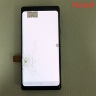 กระจกแตกสีน้ำเงินใช้งานได้ดีสำหรับ Samsung Galaxy NOTE 9 N960A N960U N960F N960F/DS อะไหล่หน้าจอ LCD