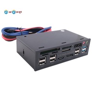 5.25 Inch Usb 3.0 Front Panel Pc Usb 3.0/2.0 Hub E-  Audio Multi Card Reader for Computer Case Optic