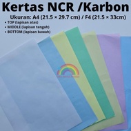 kertas NCR/karbon/nota isi 500 pcs (1rim) ukuran A4/F4