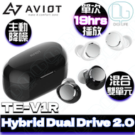 AVIOT - AVIOT TE-V1R Hybrid Dual Driver 真無線藍牙耳機｜黑色｜