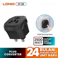 Stop Kontak LDNIO Z7 Universal Plug Travel Power Socket Adapter UK EU AU CN US 2500Watt Max Power Pl