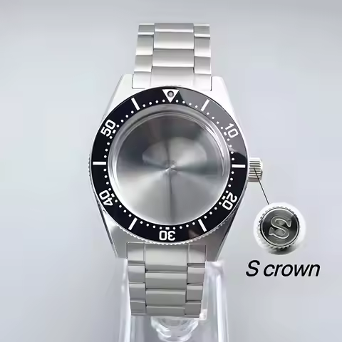 40mm Watch Case sapphire glass Fit NH35 NH36 NH34 Movement For Seiko Mod 62MAS SPB143J1/SPB253J1 Tig