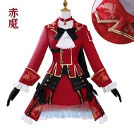 Red Mage Cosplay Costume Final Fantasy XIV FF14 FFXIV Red Mage RDM Uniforms Halloween Party Role Pla