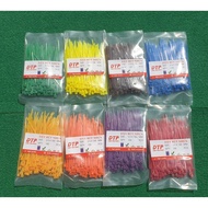1 inch colored plastic drawstring, 10cm rope for chicken feet, bird's feet, 100 strands/1 pack