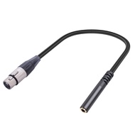 1 8 to XLR Cable XLR Female to 1 8 3 5mm Cable XLR to TRS Cable PVC Line 30CM