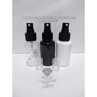 60ml - 70ml Tubular Spray Bottle - 60 ml Bottle - 60ml Plastic Bottle - 60 ml BR Spray Bottle - 70 m