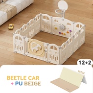 [ ส่งทุกวัน ] Ozone คอกกั้นเด็ก คอกกั้นรถ Beetle คอกพับได้ คอกกั้นเกาหลี คอกกั้นมีของเล่น มีแป้นบาสล