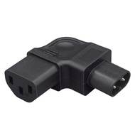 PVC PDU Adapter Line C8 Figure 8 Plug to C13 Right Angle IEC Female Socket for Consumer Electronics