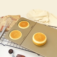 xinpin6Bread Mold English Muffin Burger Mold Muffin Pan with Lid Baking Tray Cake Home Baking Tool12