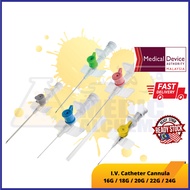 IDEALCARE I.V. IV Catheter Cannula with injection valve 16G / 18G / 20G / 22G / 24G
