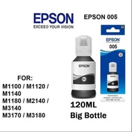 EPSON 005 หมึกกันน้ำ T03Q100 BLACK EPSON(M1100/M1120/M1140/M1170/M1180/M2110/M2120/M2140/M2170M3140/M3170/M3180) 005 ของแท้