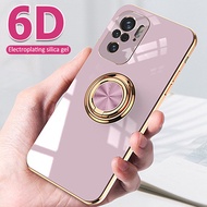 Silicone Ring Case For XIAOMI Redmi note 10 Pro Max 10s 5g 4g Case Camera Protection Phone Cover Wit