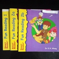 [Used Book] Smart Reader, Fun Reading Level 1, 2a, 2b (3 books)by Dr. K.H. Wang