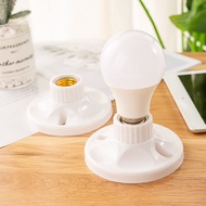 Ceiling Receptacle 4 1/4" w/Screw E27-040 - BUILDMATE -E27 Ceiling Light Bulb Round Plastic Base Plu
