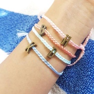 INITIAL SLIDE BRAID (string bracelet/letter bracelet/INITIAL bracelet/couple bracelet)