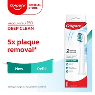 Colgate Proclinical B150 Deep Clean Battery Powered Toothbrush Refill Valuepack 2s