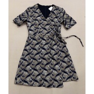 (D4910) Short turtleneck chiffon dress (minor error) - Hot liquidation