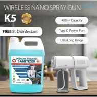 K5 WARELESS NANO WATER SPRAY FREE 5L Disinfectant