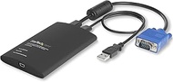 StarTech.com USB Crash Cart Adapter - File Transfer & Video - Portable Server Room Laptop to KVM Con