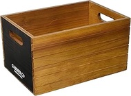 Gendai Hyakka A381BR Storage Box, Brown, W 7.5 x D 11.0 x H 6.1 inches (19 x 28 x 15.6 cm)