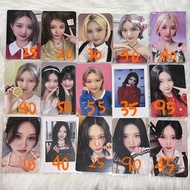 IVE 小卡 特典 Yujin Gaeul Rei Wonyoung Liz Leeso 秋天 李瑞 After Like Love Dive Eleven I am Season’s Greetin