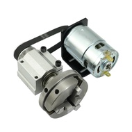 DIY DC Motor Wood Lathe Chuck Jaws Self-Centering Rotary Lathe 3 4 Jaw Chuck Spindle Assembly Woodwo