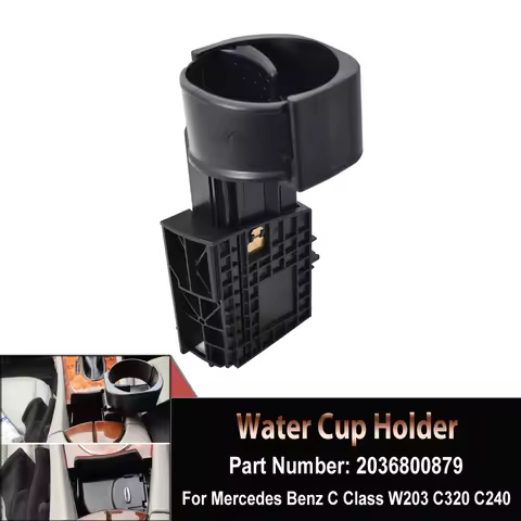 A2036800879 New Center Console Drink Water Cup Holder 2036800879 For Mercedes Benz C Class W203 C320