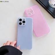 For Realme Narzo N65 N63 N61 N55 N53 5G 4G Phone Case Translucent Orange Blue Pink Cute Simple Black