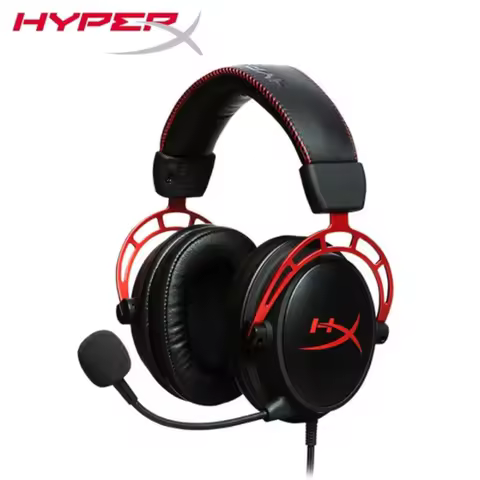 Used Original HyperX Cloud Alpha Limited Edition E-sports Gaming Headset With a microphone Headphone