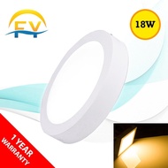 FY Surface Downlight LED Panel Light Ceiling Light 8 inch 18W - Round - Daylight / WaWhite / Natural