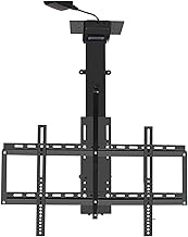 Ceiling Mount Bracket, Electric Lift with Remote Control and Memory Setting, for 32" to 75" s, Ceili