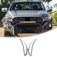 For Mazda BT50 2021-2025 ABS Matt Black Car Front Rear Headlights Taillight Turn Signal Frame Cover 