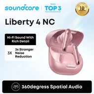 Soundcore by Anker Liberty 4 NC Earbuds Bluetooth 5.3 ANC Hi-Res Sound Earphones Wireless Charging T
