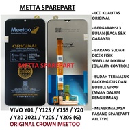 Original Crown Meetoo Quality LCD Touchscreen Vivo Y01 / Y12S / Y15S / Y20 / Y20 2021 / Y20S / Y20S (G)