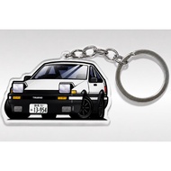 AE86 High Quality Anime Acrylic Keychain
