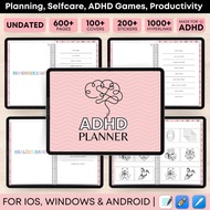 ADHD Digital Planner, Undated Digital Planner, ADHD Planner, iPad Planner, GoodNotes Planner, ADHD P